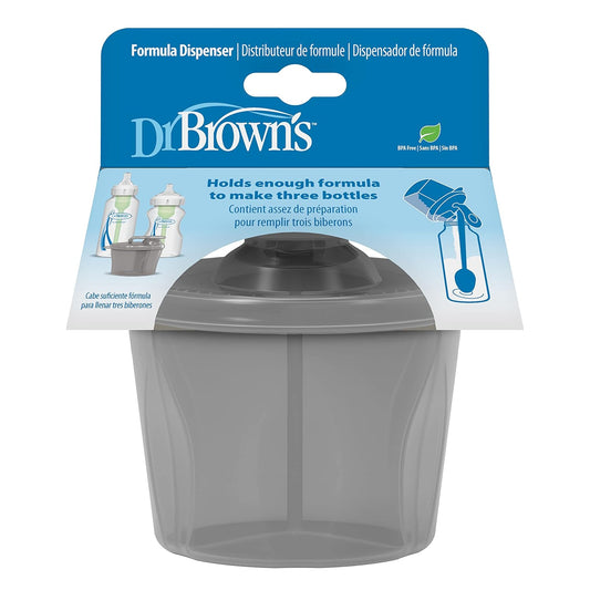 Dispensador de fórmula para bebés Dr. Brown's, color gris