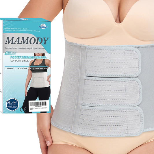 Faja abdominal posparto (gris, S/M)