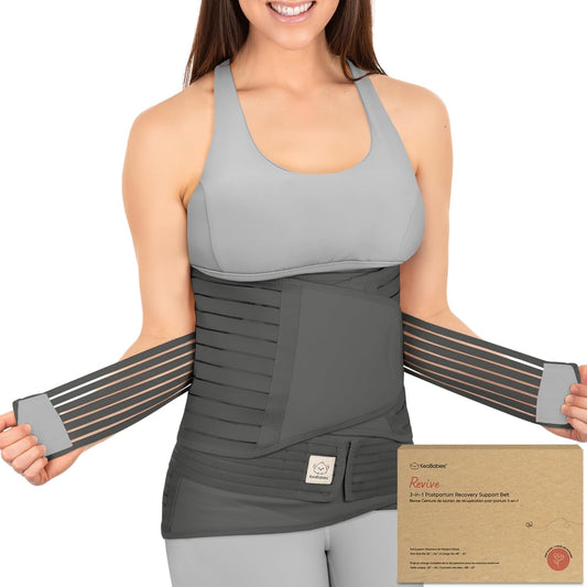 Faja posparto 3 en 1 para soporte y recuperación abdominal (talla, M/L)