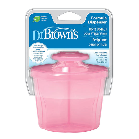 Dispensador de fórmula para bebés Dr. Brown's color rosa
