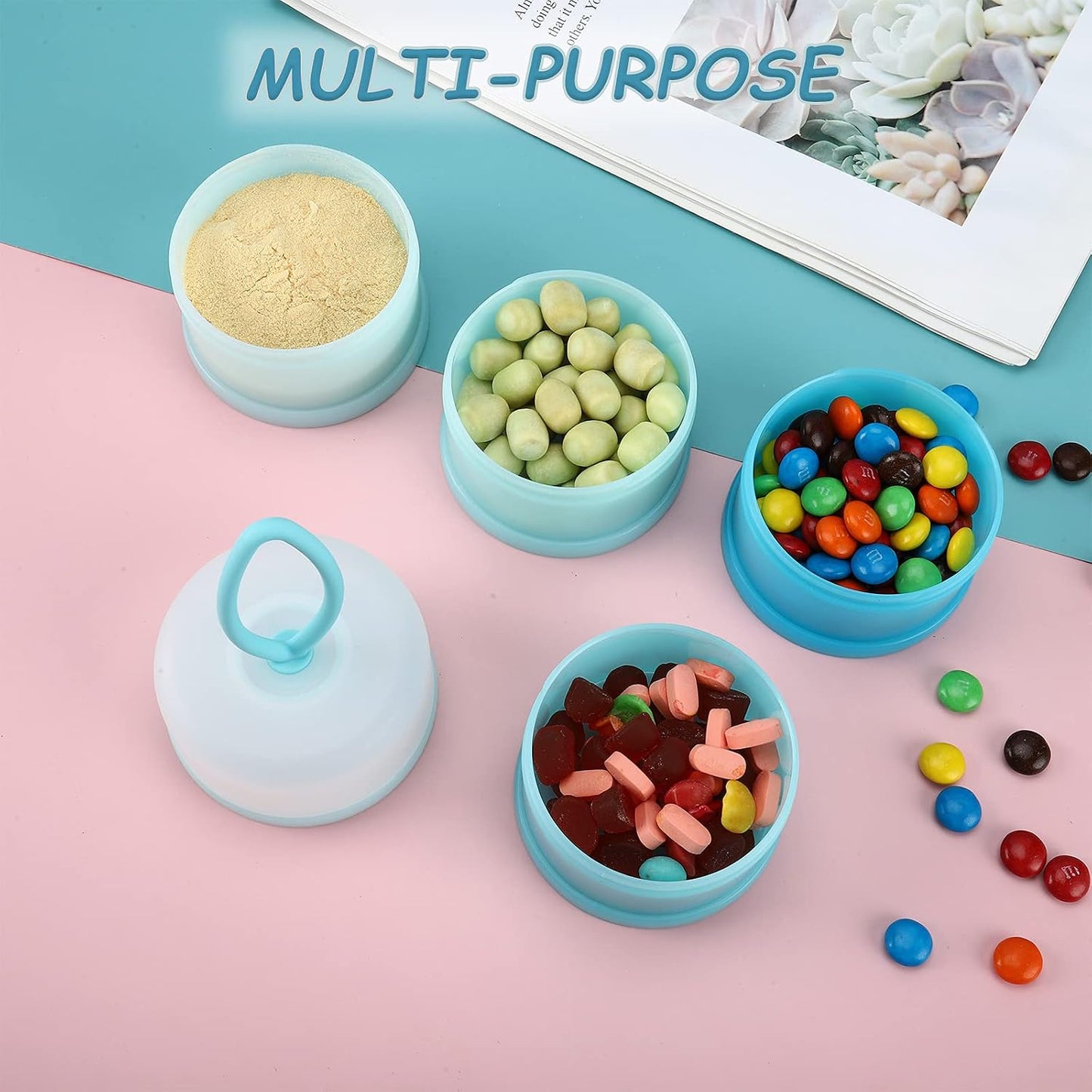 Dispensador de fórmula infantil, libre de BPA.