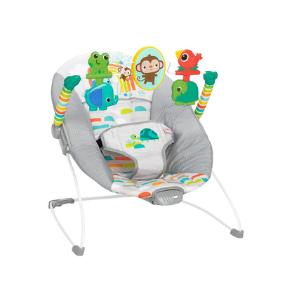 Bright Starts - Asiento cómodo para bebé con vibración relajante y juguetes, unisex, 0-6 meses