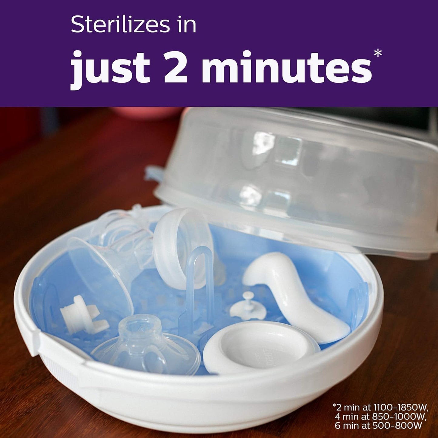Esterilizador de vapor de microondas AVENT Philips
