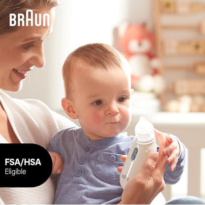 Braun Aspirador nasal eléctrico para recién nacidos, bebés y niños pequeños