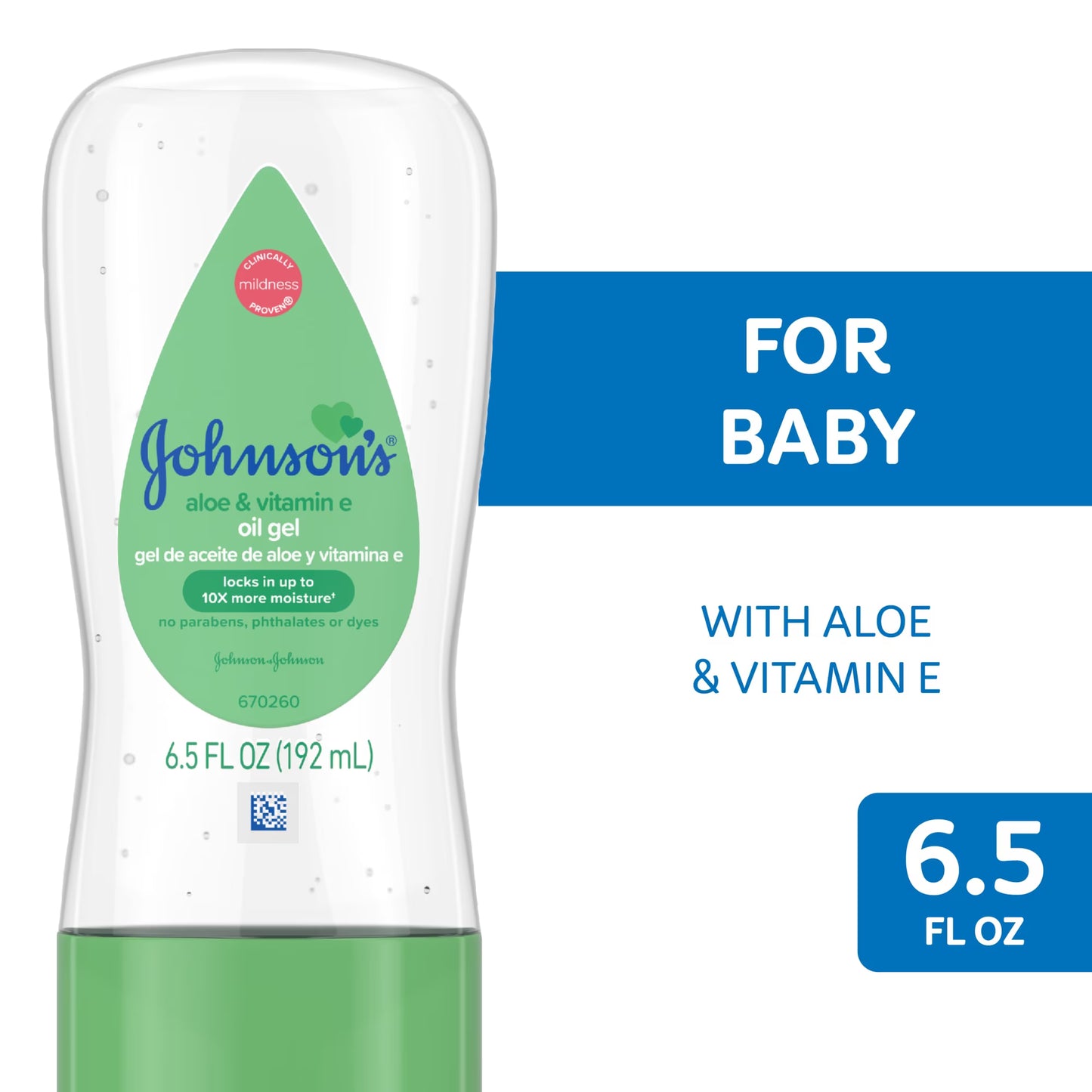 Gel hidratante corporal con aceite Johnson's Baby