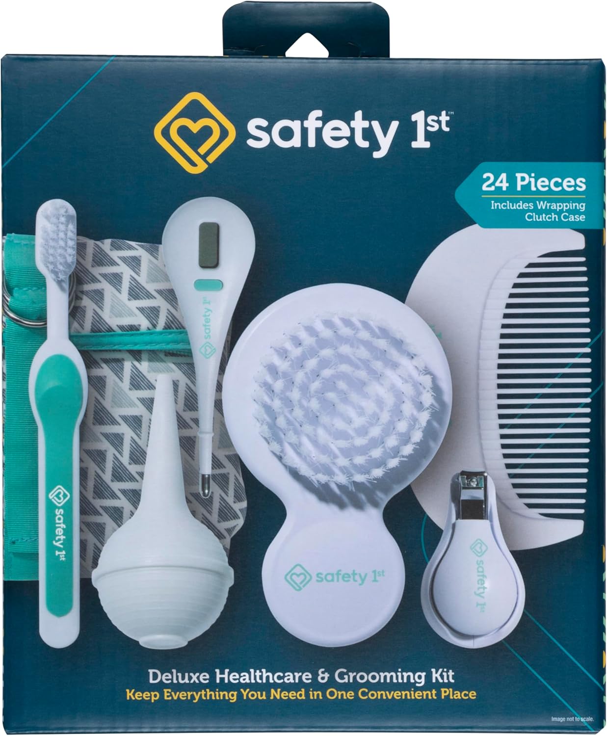 Kit de cuidado y aseo para bebés Safety 1st Deluxe, 24 piezas.