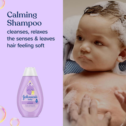 Johnson's Baby Sleepy Time con baño relajante para dormir, loción y champú, Esenciales para dormir del bebé con aromas relajantes NaturalCalm