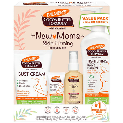 Kit de cuidado de la piel con manteca de cacao de Palmer's Postpartum Essentials