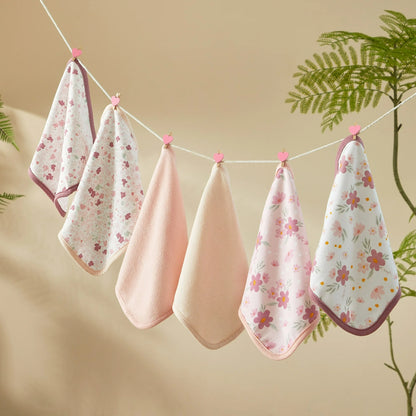 Paquete de 6 toallitas florales Parent's Choice