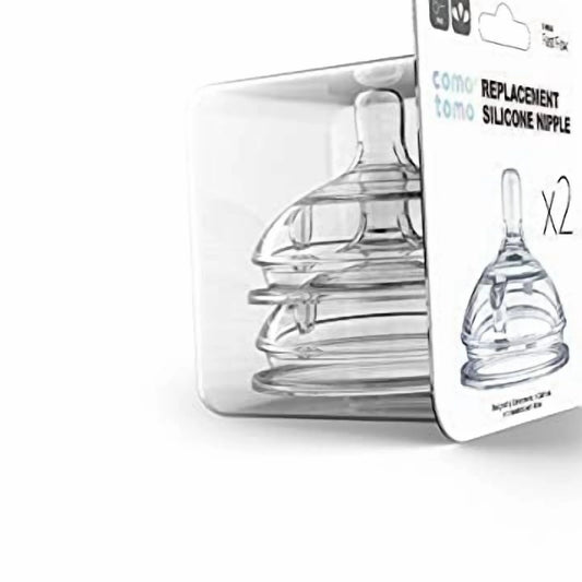 Mamadera Comotomo de flujo rápido para bebés a partir de 6 meses (2 unidades)