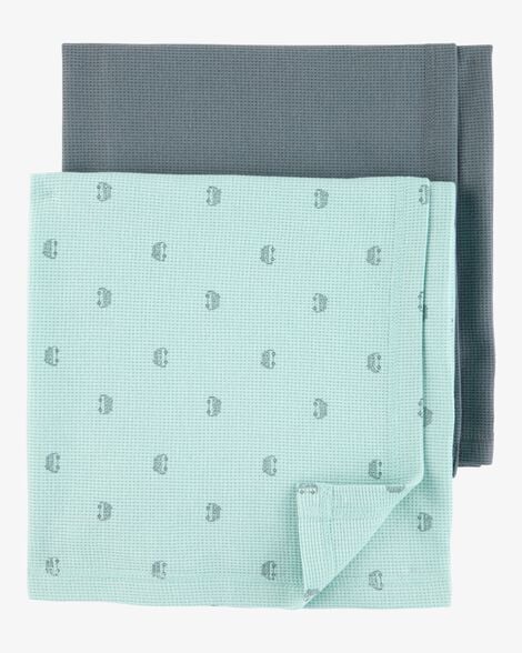 Paquete de 2 mantas de punto para bebé de Carter's