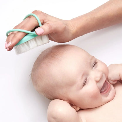 Frida Baby - Set de cepillo y peine para el pelo que se adapta a la cabeza del bebé, unisex