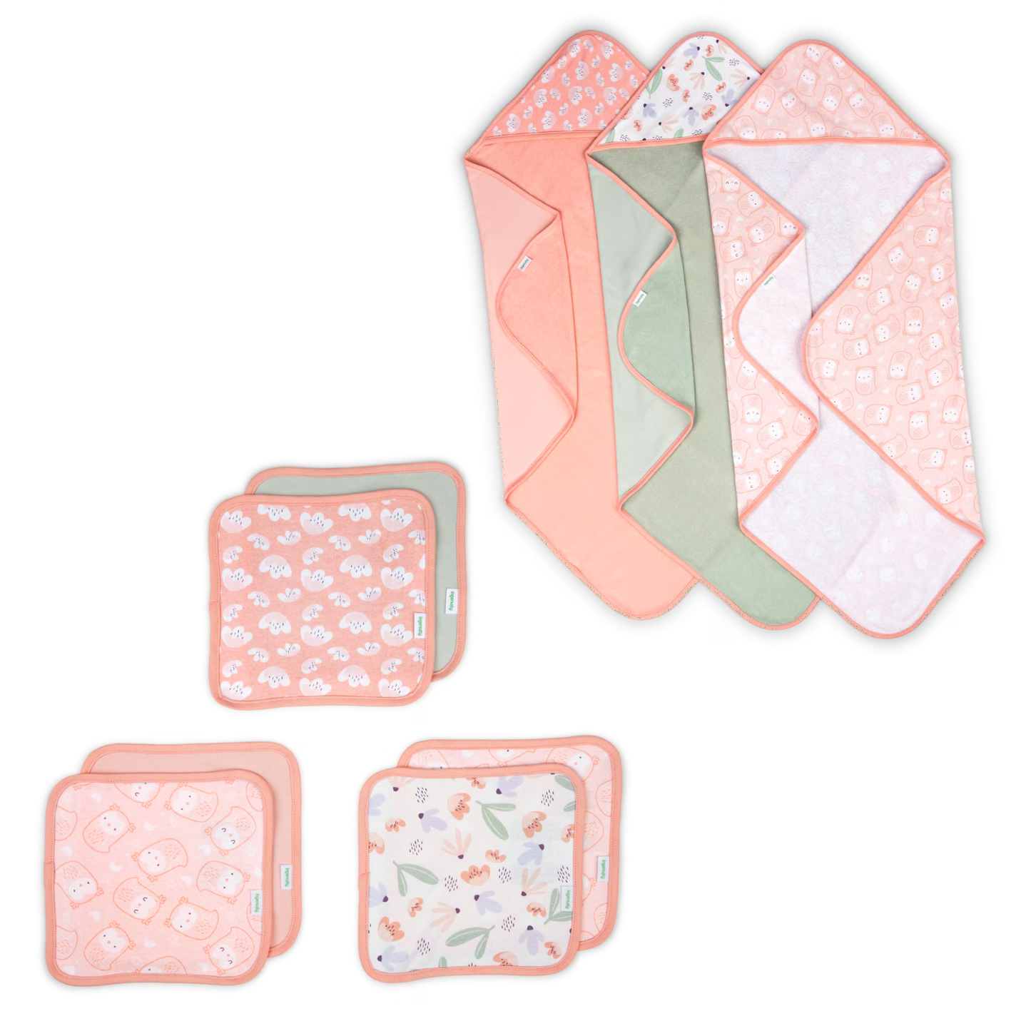 Juego de toallas de baño Ingenuity, niña