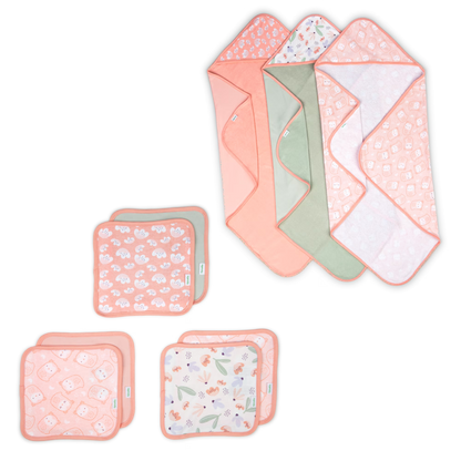 Juego de toallas de baño Ingenuity, niña