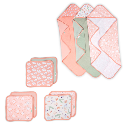 Juego de toallas de baño Ingenuity, niña