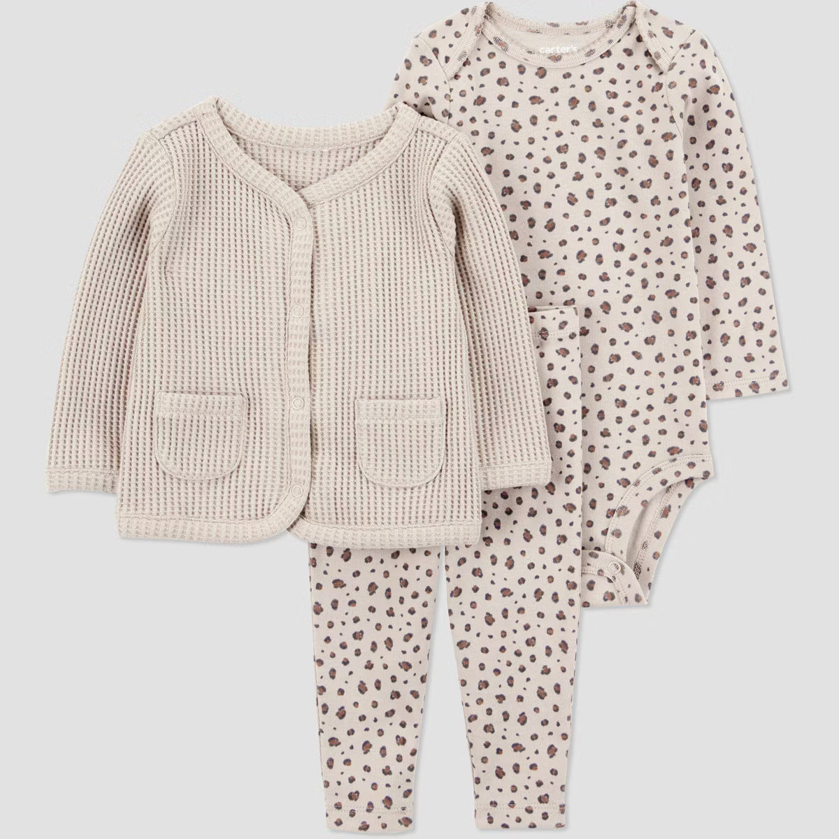 Conjunto de 3 piezas para bebé niña de Carter's
