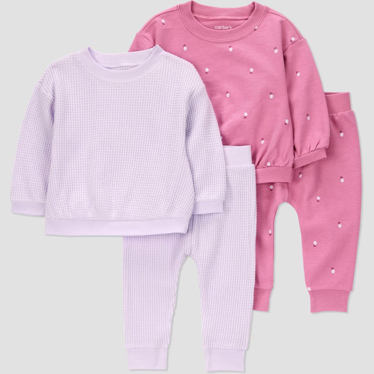 Conjunto de 4 piezas para bebé niña Carter's