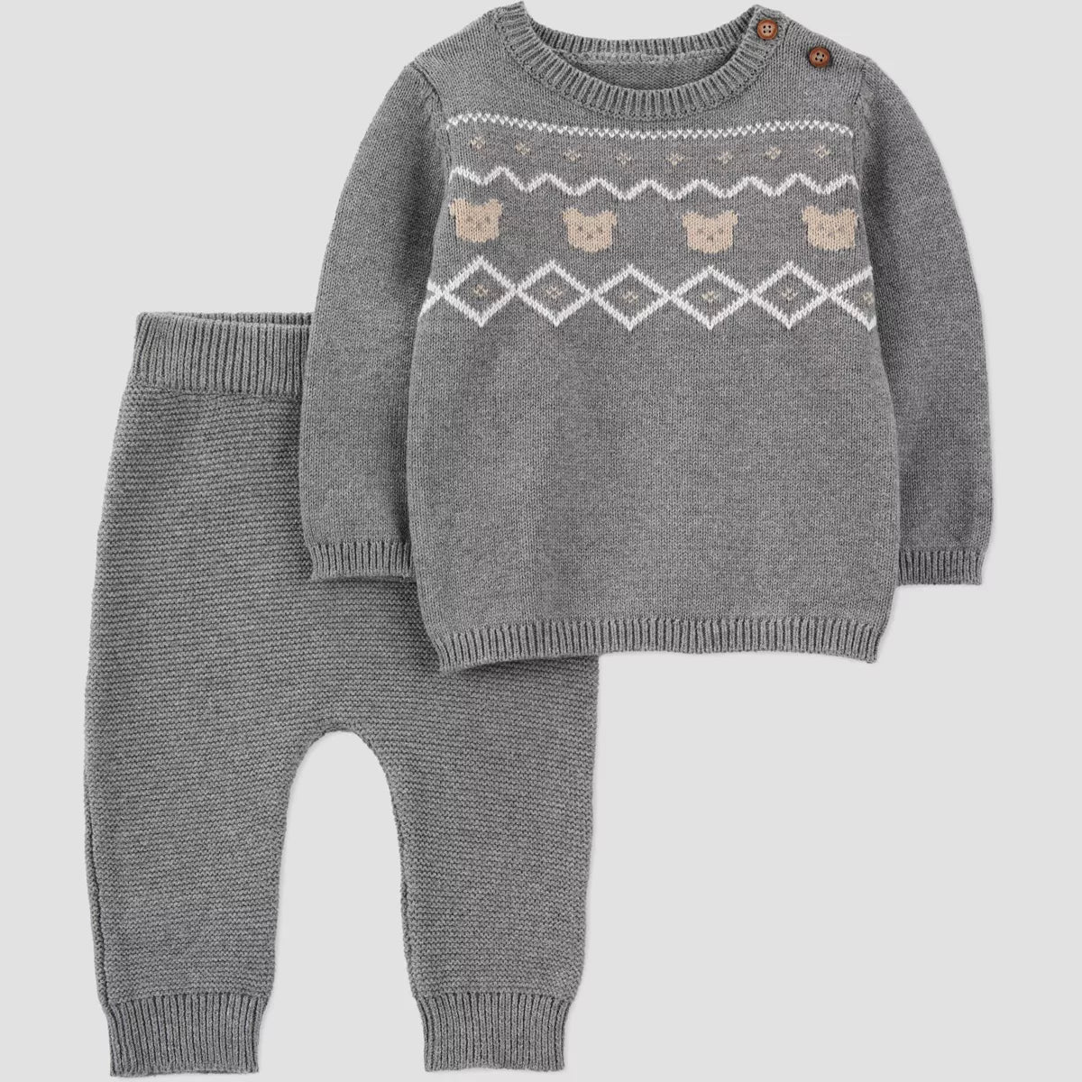 Conjunto de suéter y pantalón de 2 piezas para bebé niño Carter's