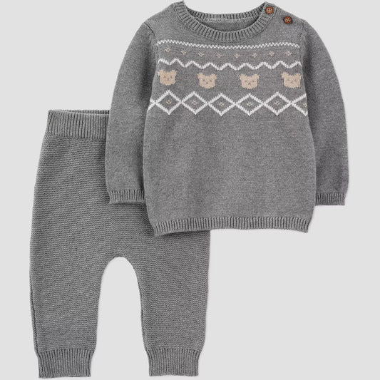 Conjunto de suéter y pantalón de 2 piezas para bebé niño Carter's