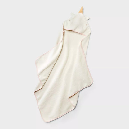 Toalla de baño con capucha de unicornio para bebé niña de Cloud Island