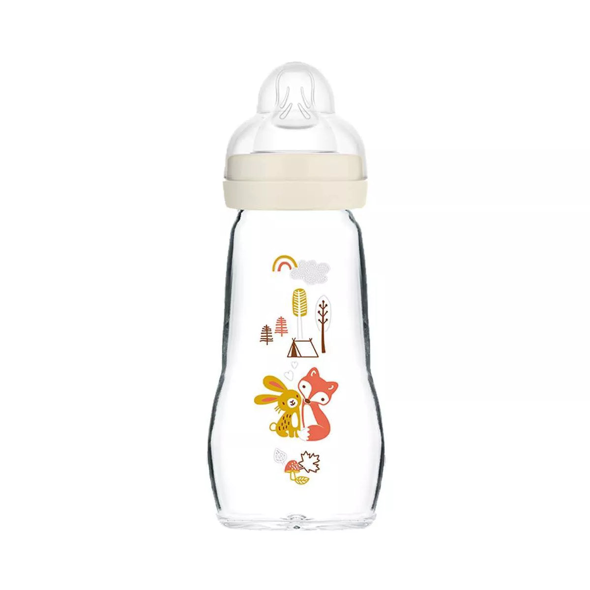 Biberón de vidrio MAM Feel Good (8 onzas, Unisex)
