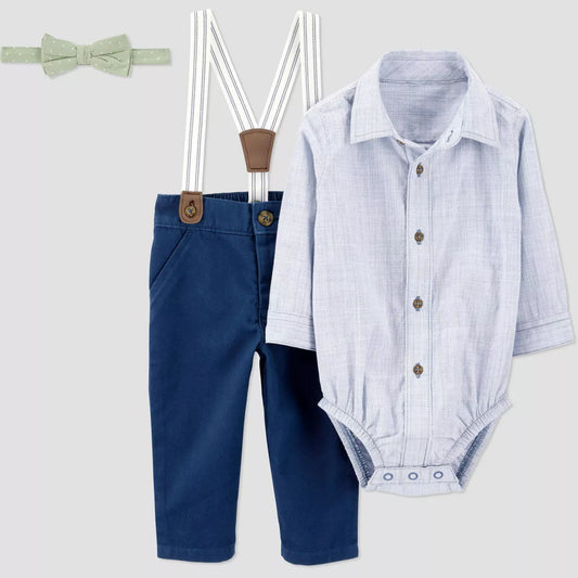 Conjunto de 3 piezas de Carter's - Azul marino