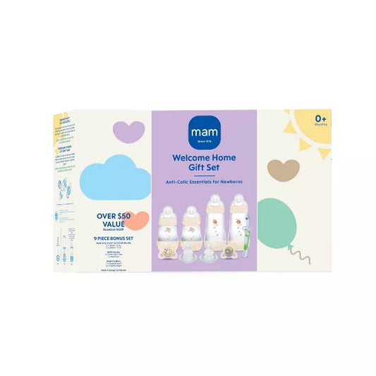 Set de alimentación MAM Welcome Home, Incluye 9 piezas, UNISEX