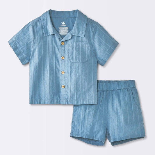 Conjunto de 2 piezas para bebé niño Cloud Island