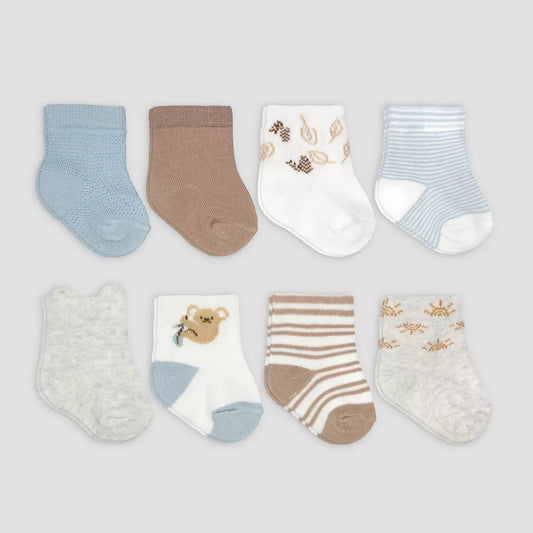 Calcetines Carter's para bebé niño, paquete de 8, koala