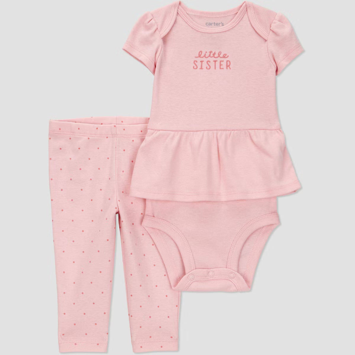 Conjunto bebé de 2 piezas de Carter's, Little Sister