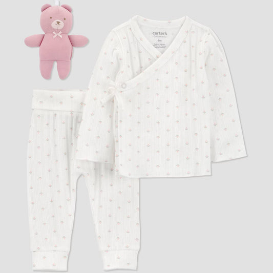 Conjunto de tres piezas para bebé Carter's