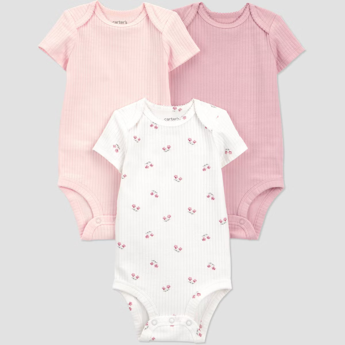 Mamelucos Carter´s - Floral Rosado