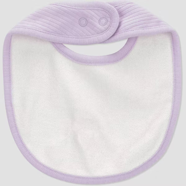 Baberos para bebé niño Carter's (paquete de 3) - Rosa/Morado