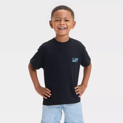 Camiseta de manga corta con diseño de dinosaurio, para niño - Cat & Jack™ negra