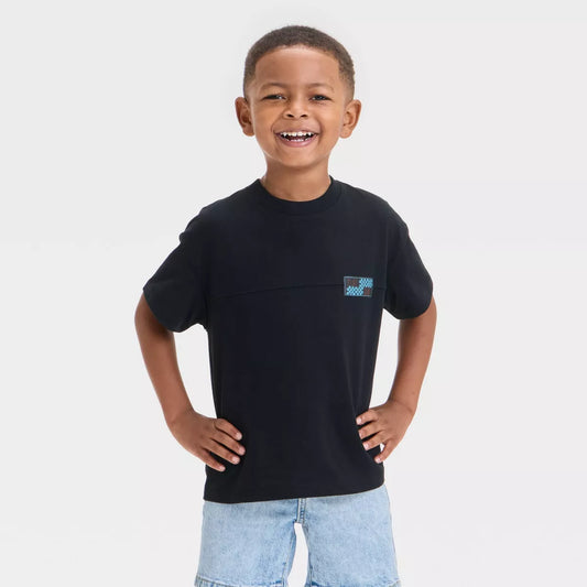 Camiseta de manga corta con diseño de dinosaurio, para niño - Cat & Jack™ negra