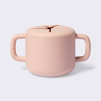 CLOUD ISLAND Siliciona Snack Cup Rosado