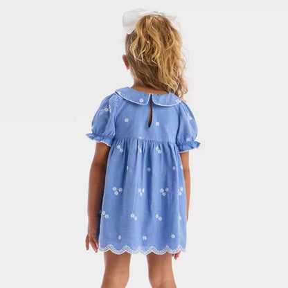 Vestido floral para niña pequeña - Cat & Jack™ Azul