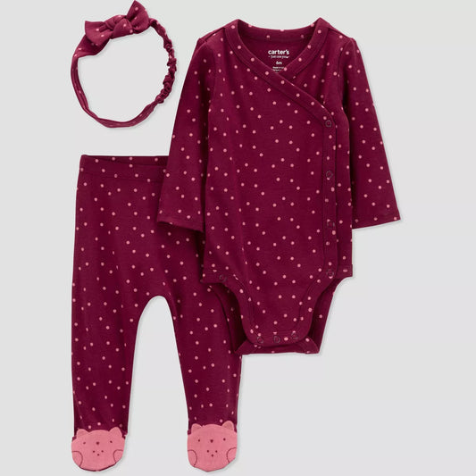 Set de Carters 3 piezas Dots