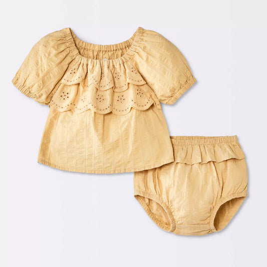 Conjunto de 2 piezas para bebé niña Cloud Island