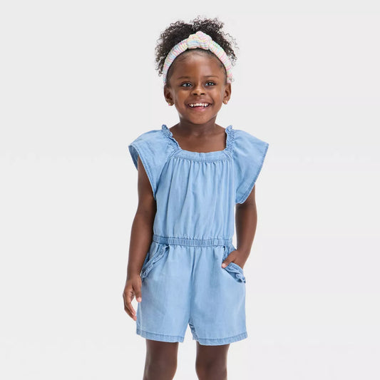 Romper de Chambray para niña - Cat & Jack™ Azul