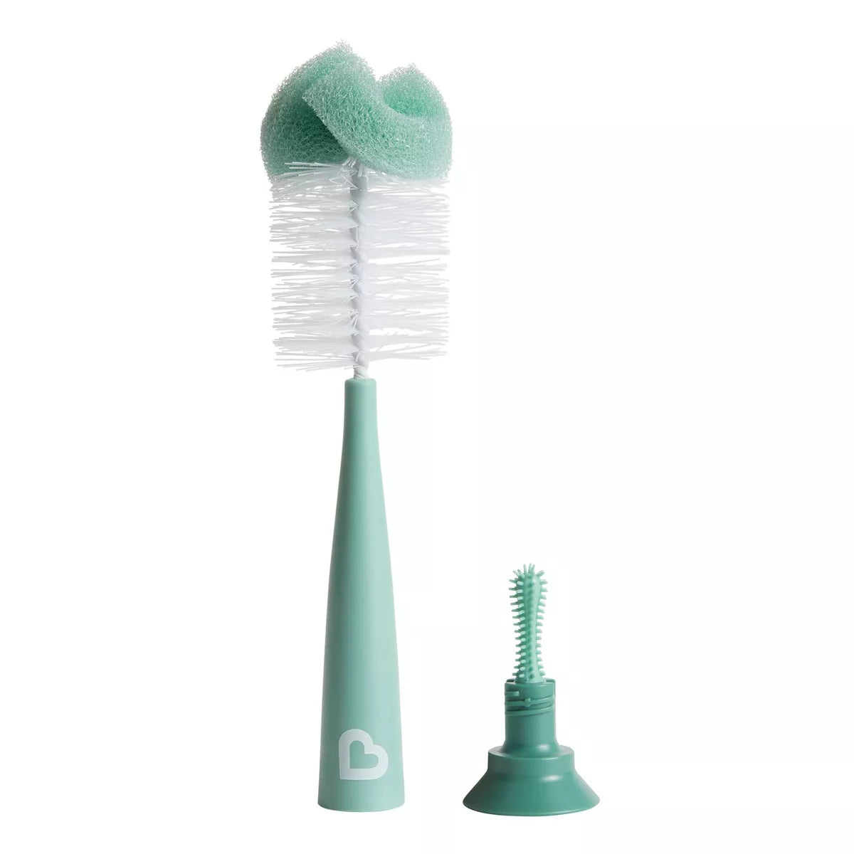 Cepillo para biberones Munchkin Sponge, diseño moderno, color verde