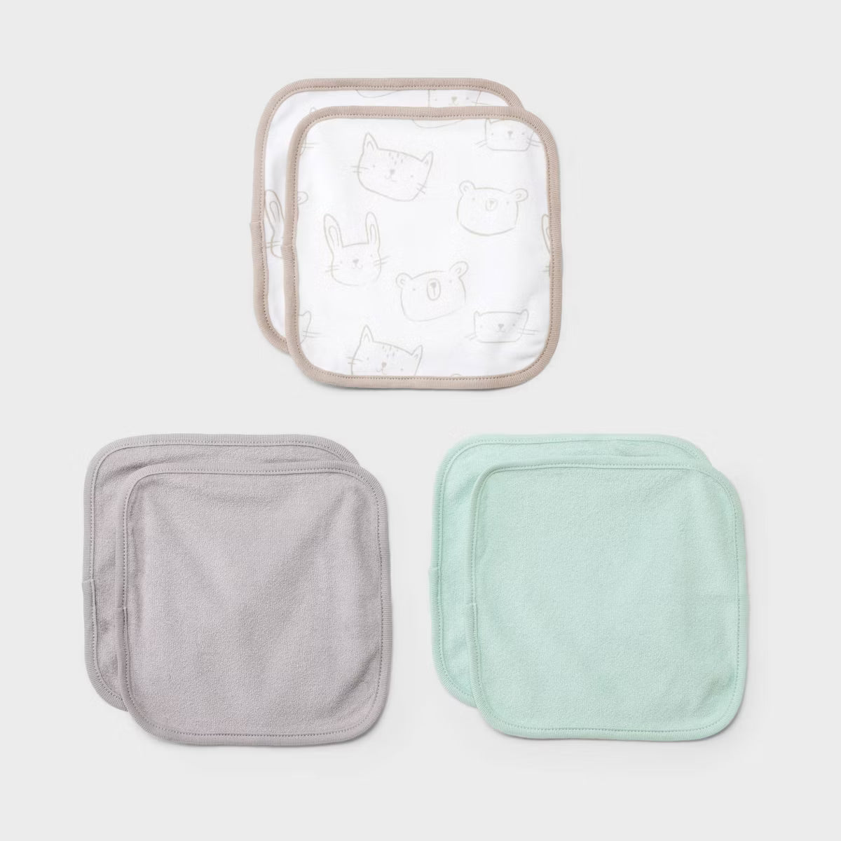 Juego de 6 toallitas para bebé - Cloud Island