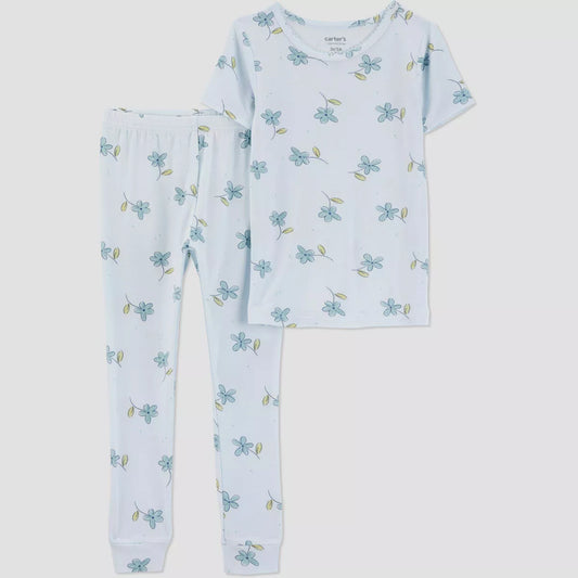 Pijama de 2 piezas para niña Carter's - Floral