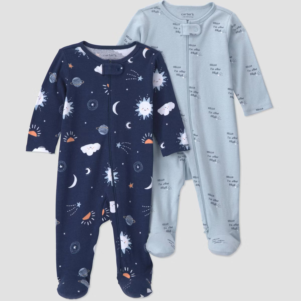 Conjunto de 2 Pijamas Carter's - Azul nubes