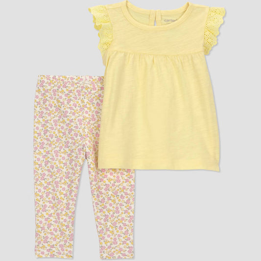 Conjunto de 2 piezas para bebé niña Carter's