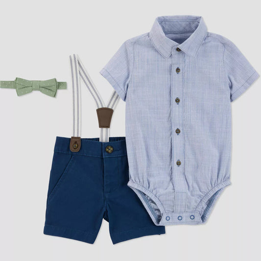 Conjunto de 3 piezas para bebé de Carter's - Azul