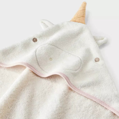 Toalla de baño con capucha de unicornio para bebé niña de Cloud Island