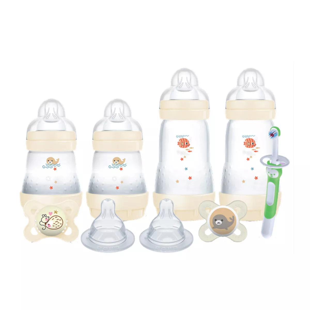 Set de alimentación MAM Welcome Home, Incluye 9 piezas, UNISEX