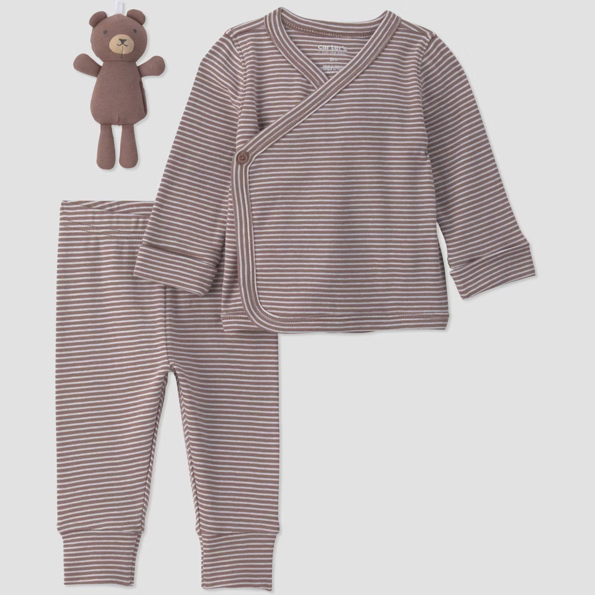 Conjunto de 3 piezas para bebé de Carter's - Marrón