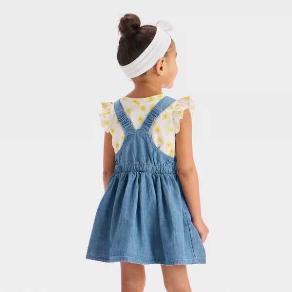Conjunto de vestido para niña - Cat & Jack™ Amarillo